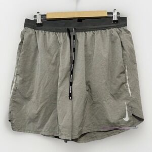 Nike Men's Running Shorts Flex Stride 7" Dri-Fit Lined Gray Size XL